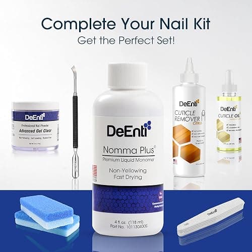 DeEnti Nomma Plus Professional Liquid Monomer, EMA Nail Liquid for Acrylic Powder, Non-Yellowing Monomer, 4oz Bottle, Professional Salon Quality Manicure and Pedicure Supplies thumbnail 7