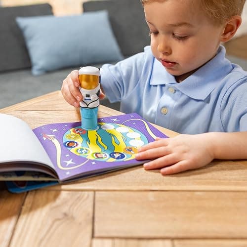 Melissa & Doug Sticker Wow!™ 24-Page Activity Pad and Sticker Stamper, 300 Stickers, Arts and Crafts Fidget Toy Collectible Character – Astronaut - for Kids Ages 3+ - FSC Certified thumbnail 2