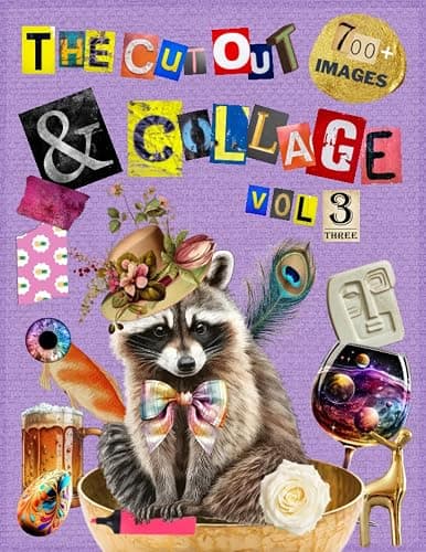 The Cut Out And Collage Activity Book Extraordinary Things Vol.3: Over 700+ Large Images Of Nature & Animals, Scrapbooking, Ephemera, Vintage, Mixed ... Vision Board and More | 204 pages 8.5" x 11" - Image 1