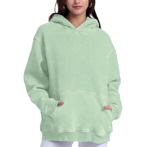 FAIABLE Mens Hoodies Oversized Unisex Acid Wash Hoodie Heavyweight Fleece Vintage Cotton Sweatshirt Men Women Streetwear thumbnail 2