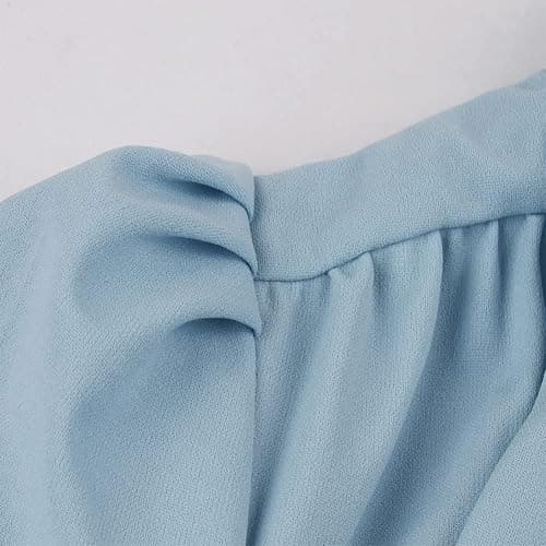 1950s Dresses for Women Vintage Rockabilly Retro Short Sleeve Tie Midi Dress Cocktail Party Evening Prom Gown thumbnail 6