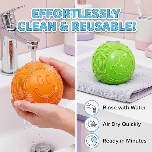 Fuzz Ball Squishy Stress Ball Toy,Slow Rising Memory Foam Fidget Squishy Fuzz Balls Anxiety Stress Relief Toys,Party Favors Gift for Kid&Adults (Green) thumbnail 5