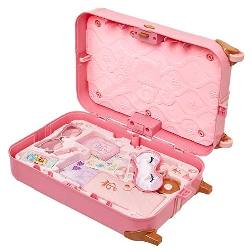 Disney Princess Travel Suitcase Play Set for Girls with Luggage Tag by Style Collection, 17 Pretend Play Accessoriespiece Including Travel Passport! for Ages 3+ thumbnail 10