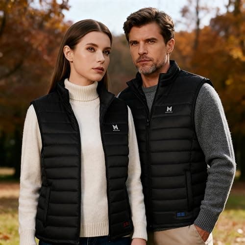 MRAWARM Heated Vest, Lightweight Electric Heated Vest for Men Women wiht 6 Heating Zone and 3 Temperature thumbnail 3
