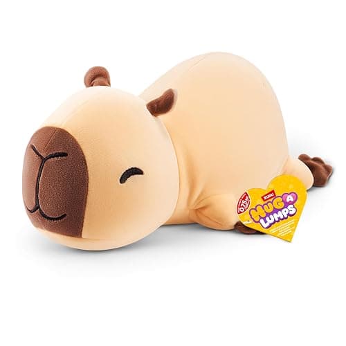 Hug-A-Lumps Capybara Connie by ZURU, Small, 1.65 lbs, Cuddly Squishy Weighted Plush, Sleeping Pillow Plush, Stuffed Animal (Capybara) - Image 1