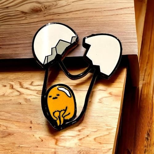 Gudetama Pin The Lazy Egg Pin gudetama enamel pin gudetama pin hard enamel thumbnail 4