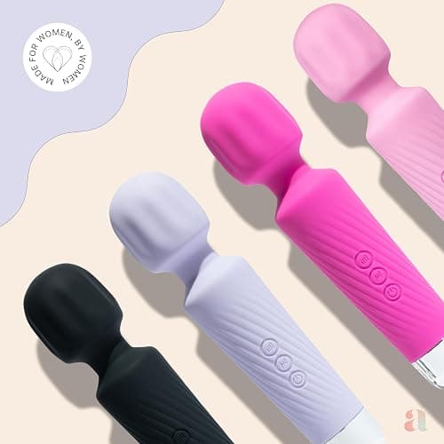 Ava Vibrator Sex Toys – Battery Life 4 Hours | Water Resistant Body Safe Silicone | Clitoral Vibrators Couples Sex Toy with Multi Patterns & speeds Vibrator for Women - Light Pink thumbnail 5