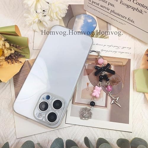 1-4PCS Cute Phone Charms Aesthetic Y2K Cell Phone Charms Strap Strawberry Butterfly Star PhoneCharm Y2K Accessories for Bag Keychain Airpods Camera Pendants Decor thumbnail 5