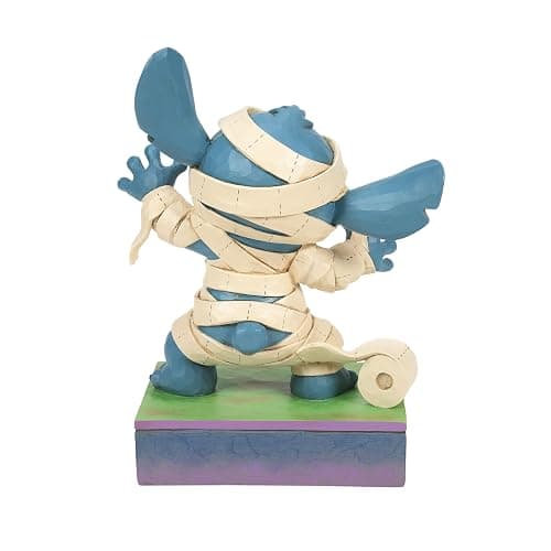 Enesco Disney Traditions Collection by Jim Shore Halloween Lilo and Stitch Mummy Costume Figurine- Stone Resin Hand Painted Crafted Collectible Disney Halloween Stitch Figurines Home Decor, 6.25 Inch thumbnail 4