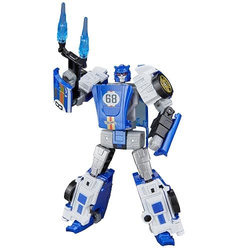 Transformers Collaborative Hot Wheels® x El Segundo Coupe, Deluxe Class 5-Inch Robot Action Figure Converts to Racecar, Ages 8+ thumbnail 15