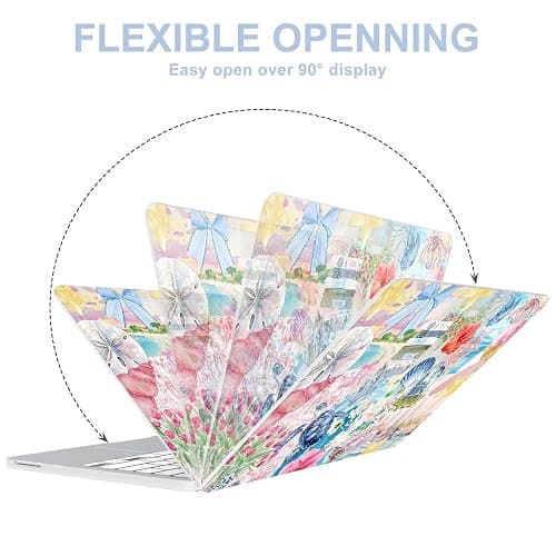 AKIT Compatible with MacBook Neo Case 13 inch 2026 A3404 (A18 Pro Chip), Unique Pattern Plastic Hard Shell Laptop Case+Screen Protector+Keyboard Cover for New MacBook Neo 13 inch, Sea Turtle thumbnail 5