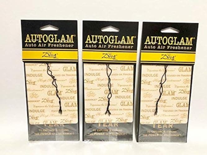 Tyler Candles Autoglam Auto Air Freshener, Diva, Set of 3 - Image 1