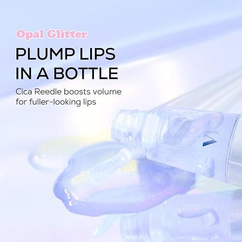 VT COSMETICS Reedle Shot Lip Plumper, Hydrate & Volumize Lip Gloss, Smooth Lip Wrinkles, Korean Lip Plumper, High Shine, Lip Enhancer, Hyaluronic Acid, 0.15 oz. (Crystal (Glitter)) thumbnail 3