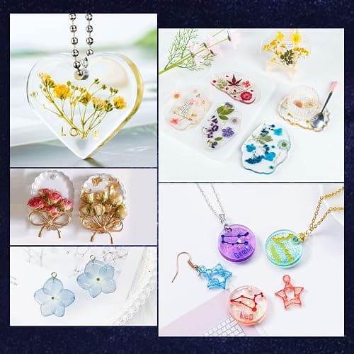 UV Resin 100g- VIDA ROSA RESIN Crystal Clear Hard Ultraviolet Curing Epoxy Resin For Jewellry Making Art Pendants, Earrings, Necklaces, Bracelets, Nail Art Accessories thumbnail 7