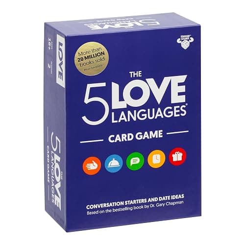The 5 Love Languages® Card Game, Discover More About Yourself & Your Partner, 300 Prompt Cards to Spark Deep, Meaningful Conversations, Create New Date Ideas and Fun Quiz Questions for 2 Players, 16+ - Image 1