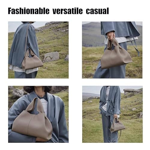 Cloud Pouch Dumpling Clutch Purse Women Tote Shoulder Retro Crossbody Bag Casual Dumpling Hobo Bag thumbnail 7