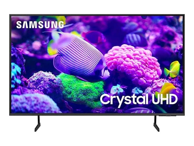SAMSUNG 43-Inch Class DU7200B (2024) Crystal UHD 4K Smart Tizen TV Slim Look | PurColor | Mega Contrast | Motion Xcelerator | Q-Symphony-Only | UN43DU7200BXZA (Renewed) - Image 1