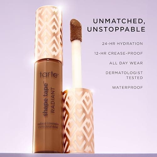 tarte shape tape radiant concealer – Medium-Coverage, Radiant Finish for Under Eye Concealer for Dark Circles, Fine Lines, Redness & Discoloration, Hydrating, Vegan, Cruelty Free thumbnail 7