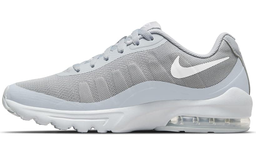 NIKE Men's Nike Air Max Invigor Basketball Shoe - 10 UK - Grey Wolf Grey White 005 - Image 1