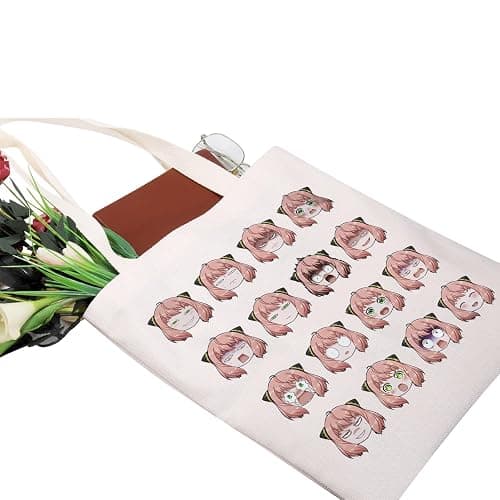 ZJXHPO Japanese Manga Tote Bag Anime Lover Gift Cartoon Lover Reusable Grocery Shopping Bag Anime Manga Shoulder Bag (AY Tote) thumbnail 6