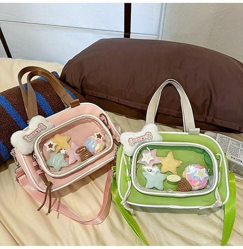 Itabag cute plush bone Crossbody Bag anime pin display star shoulder bag thumbnail 2