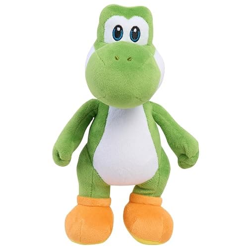Super Mario™ Small Plush Yoshi, 10-Inch Collectible Plush | Toy Character with Super-Soft Fabrics, Kids Toys by Just Play, Ages 3+ - Image 1