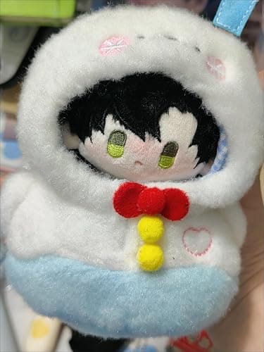 Game Love and Deepspace Rafayel Xavier Sylus Crow Zayne 10cm Plush Clothes Cartoon Idol Coveralls Costumes Pendant Merch thumbnail 3