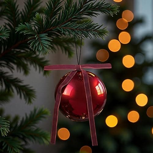 Miacollie Velvet Christmas Bows (24 Pack) - Premium PreMade Wired Ribbon Bows for Christmas Tree Decor, Xmas Wreaths - Vintage Elegant Holiday Decorations (Burgundy) thumbnail 4