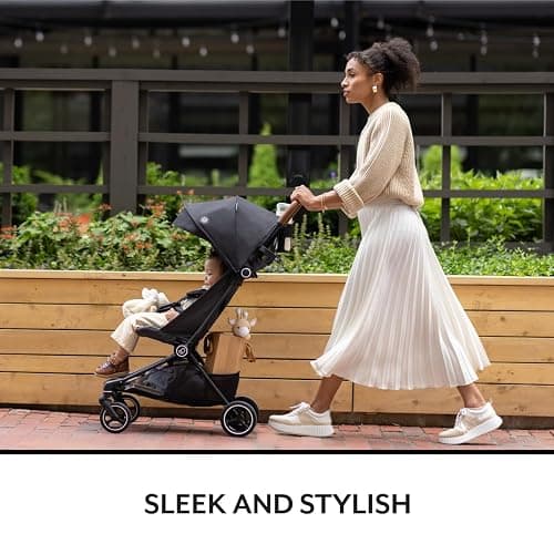 Evenflo Hummingbird Ultra-Lightweight Carbon Fiber Stroller (Crest Gray) thumbnail 9