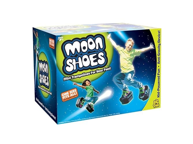 Moon Shoes Bouncy Shoes, Mini Trampolines for Your Feet, One Size, New and Improved, Bounce Your Way to Fun, Very Durable, No Tool Assembly, Athletic Development, max Weight 130 lbs. thumbnail 3