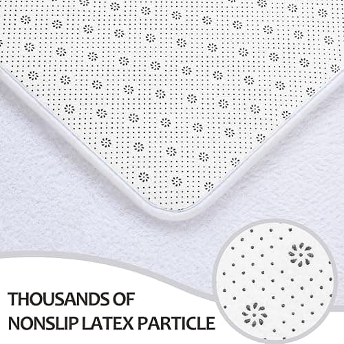 Hutha Large Area Rugs for Bedroom Living Room, 6x9 White Solid Fluffy Super Soft Memory-Foam Furry Bedside Carpets, Modern Indoor Floor Rug Aesthetic Minimalist Rug for Kids Girls Boys Home Decor thumbnail 6