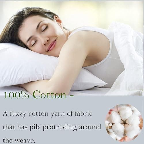 Lemfux White European Pillow Shams 18x18 Inch 100% Cotton, Set of 2, Decorative Euro Sham Covers with Ruffled French Country Style White Euro Sham Covers thumbnail 2