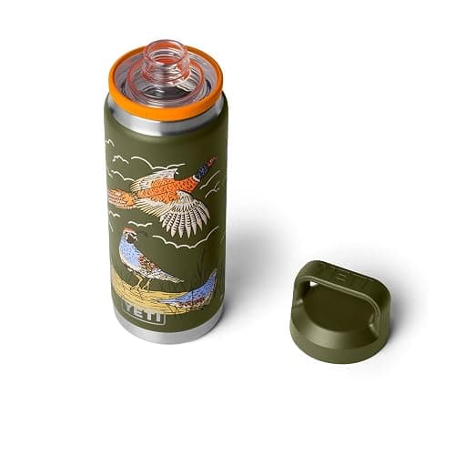 YETI Rambler 26 oz Bottle, Leakproof, Vacuum Insulated, Stainless Steel with Chug Cap, Upland Bird Olive thumbnail 7