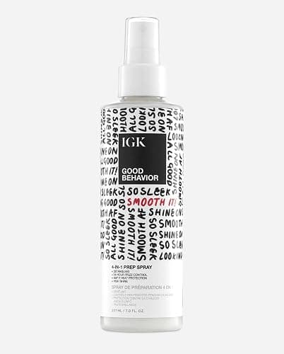 IGK Good Behavior 4-in-1 Prep Spray, Heat Protectant, Leave-In Detangler | Controls Frizz for 24 Hours, Heat Protection + Shine, Weightless + Vegan, 7 Oz thumbnail 17