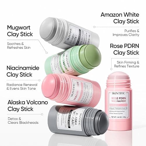 SKINTIFIC Bright Boost Face Mask Stick with Niacinamide & Arbutin | Deep Pore Cleansing Mud Mask for Gentle Exfoliating, Smoothing Skin and Non-Drying Facial Skincare thumbnail 8
