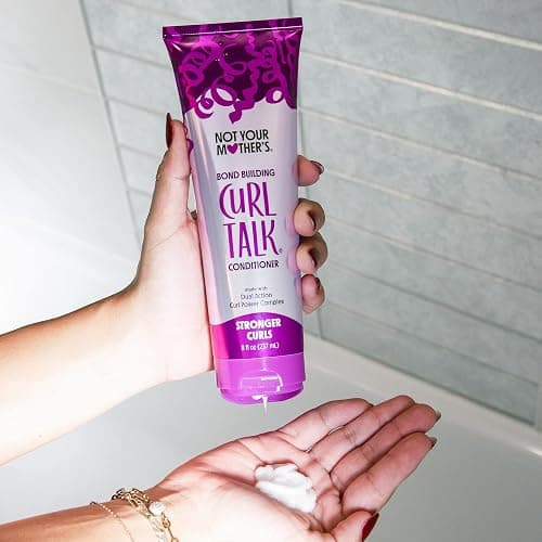 Not Your Mother's Curl Talk Bond Building Shampoo and Conditioner (2-Pack) - 8 fl oz - Strengthening Shampoo and Conditioner Set for Curly Hair - Designed for Curls, Waves, and Coils thumbnail 4