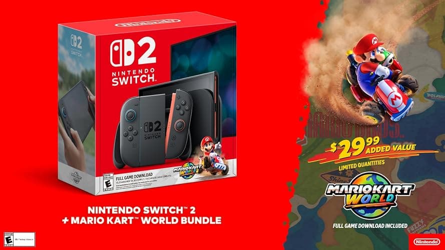 Nintendo Switch 2 + Mario Kart World Bundle thumbnail 2