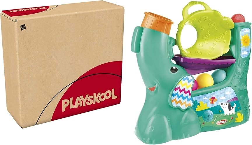 Playskool Chase 'N Go Ball Popper Toy for Active Babies and Toddlers with 4 Colorful Balls For Boys Girls and Kids Ages 9, 10, 11, 12 Months and Up thumbnail 3