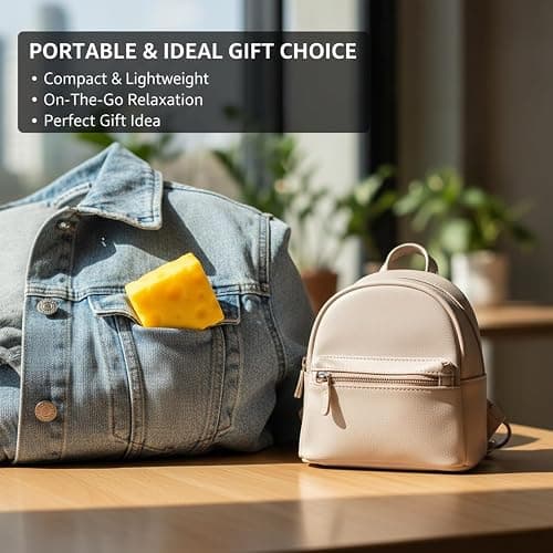 Kawaii Cheese Squishy Toy Slow Rising Stress Relief Fidget Toy Giant Jumbo Yellow Squeeze Ball Sensory Toys Soft Novelty Food Squishies Anxiety Relief for Help Adults Relax Focus (4.33in/11cm) thumbnail 5