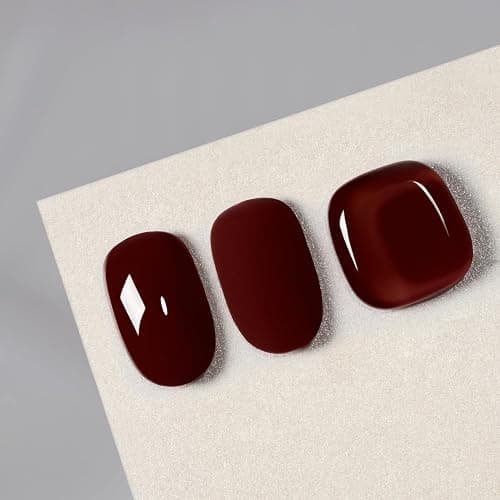MAYCHAO 15ML Gel Nail Polish 1Pc Deep Cherry Red Nail Polish Soak Off UV LED Blood Red Nail Gel Polish Nail Art Starter Manicure Salon DIY at Home, 0.5 OZ thumbnail 5
