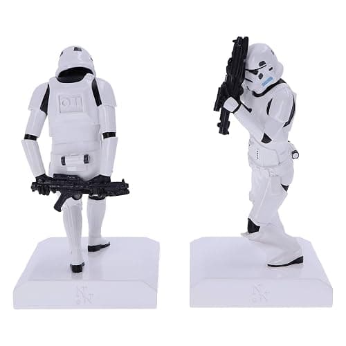 Nemesis Now Serre-Livres Stormtrooper Original de 18,5 cm, résine, Blanc, Produit sous Licence Officielle Stormtrooper, Deux Figurines Stormtrooper pour Garder Vos Livres Droits thumbnail 5