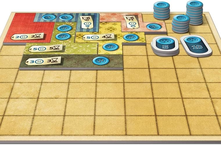 Patchwork Board Game - A Two-Player Quilting Strategy Game by Uwe Rosenberg! Interactive Puzzle Game for Kids & Adults, Ages 8+, 2 Players, 30 Minute Playtime, Made by Lookout Games thumbnail 5