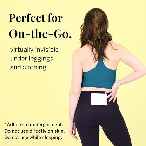 Pixie Period Cramps Menstrual Pain Relief Heat Patches - Lower Abdominal & Back Ache Therapy - Natural Alternative to Lidocaine ICY Hot - Up to 8 Hours - 3 Count Discreet Disposable Heat Pads thumbnail 5