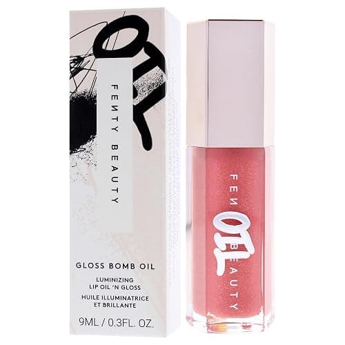Gloss Bomb Luminizing Lip Oil N Gloss - 01 Fussy by Fenty Beauty for Women - 0.3 oz Lip Gloss thumbnail 4