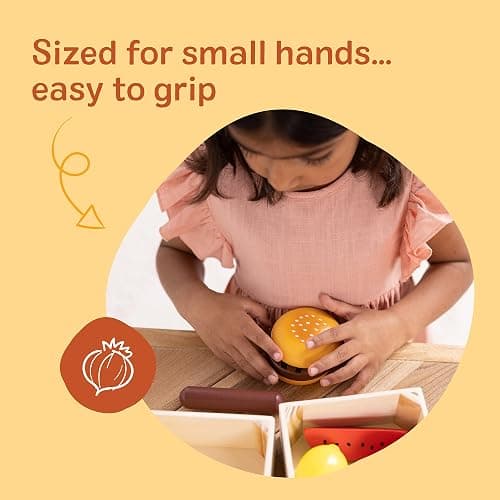 Melissa & Doug Food Groups, 21-Piece Wooden Toys Set of Pretend Play Food & Kids Play Kitchen Accessories, Preschool Toys for Girls & Boys Ages 3+ thumbnail 4