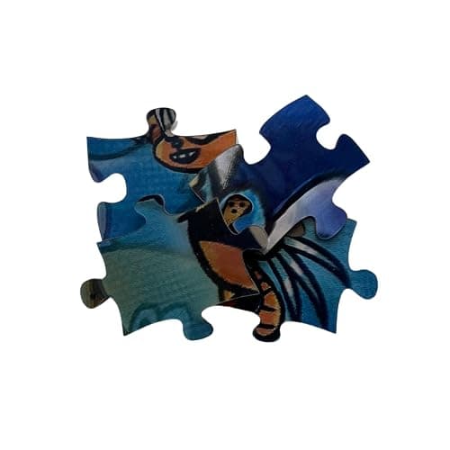 University Games 33846 Dog Man Supa Buddies 100 Piece Lenticular Jigsaw Puzzle, Multi-Colored, One Size thumbnail 6