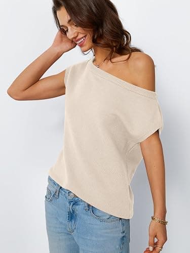 LILLUSORY Off The Shoulder Sweaters Tops Pullover thumbnail 3