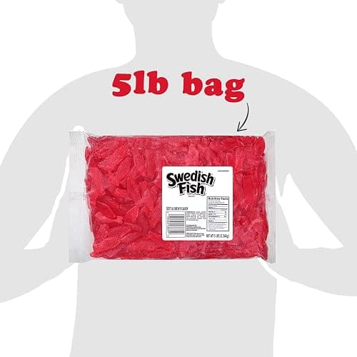 SWEDISH FISH Soft & Chewy Candy, Bulk Candy, 5 lb thumbnail 4