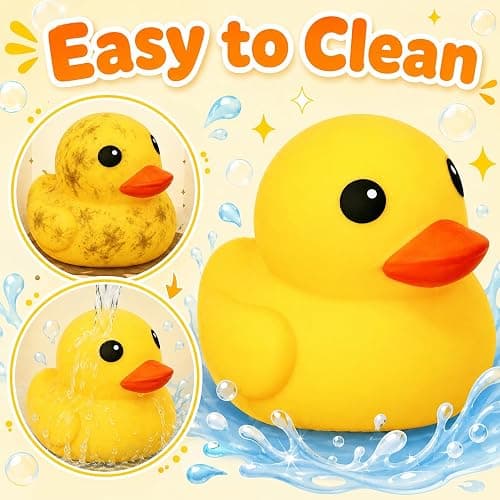 Duck Squishy Squeeze Toy, Jumbo Squishy Duck Stress Relief Toy for Kids & Adults, Dough Ball, Sensory Toys, Animal Squeeze Stress Balls Fidget Toys for Anxiety Relief, Squishies for Autism ADD/ADHD thumbnail 7