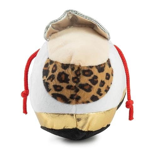 Haute Diggity Dog Original Golden Pooch Tennis Shoe, Plush Designer Dog Toys with Interactive Squeaker, Stimulating Pet Enrichment, Machine-Washable & Safe Materials for All Breeds, One Size thumbnail 2